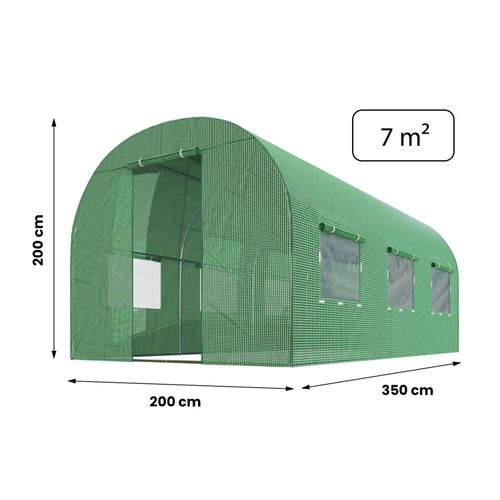 Tunel ogrodowy 2 x 3,5 m (7m2) Plonos na Arena.pl