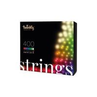 Twinkly Strings Lampki Choinkowe, Wielokolorowe, 400 Diod LED zewnątrz J391