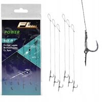 Haczyki Method Feeder na przyponie z igłą # 10