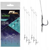 Haczyki Method Feeder na przyponie z igłą # 10