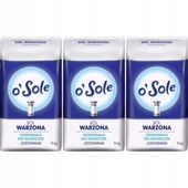 o'Sole Sól warzona jodowana 1 kg x 3 sztuk