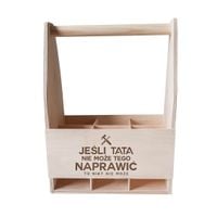 Jeśli tata nie może tego naprawić to nikt nie może - drewniane nosidło TATY