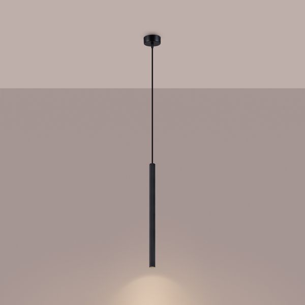 Lampa wisząca ARCHE 1 czarna zdjęcie 3
