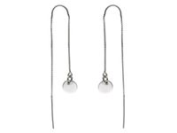 WISZĄCE PRZEWLEKANE KOLCZYKI KÓŁKA CIRCLE COIN