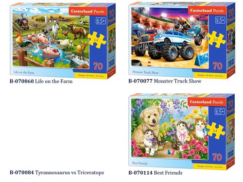 Castorland urocze Puzzle 70 elem. CA0003 na Arena.pl