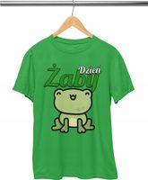KOSZULKA DZIECIĘCA T-SHIRT - DZIEŃ ŻABY SŁODKA ŻABA ŻABKA - L 146-152