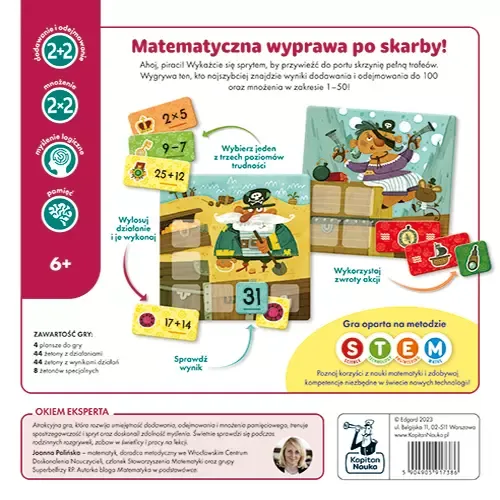 Kumaci piraci. Gra matematyczna na Arena.pl
