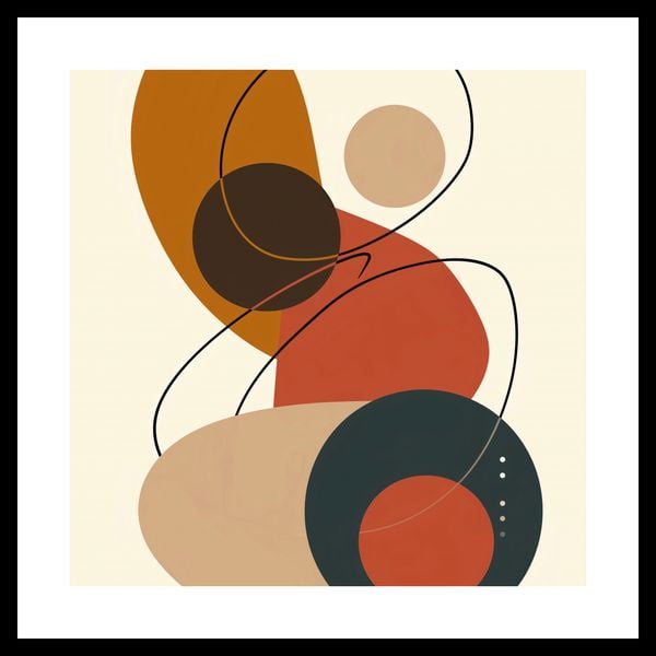 Plakat 30x30cm Geometria Harmonii zdjęcie 3