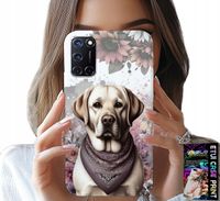 ETUI DO OPPO A52 - PIESEK PIESKI HUSKY PSIE WZORY + SZKŁO