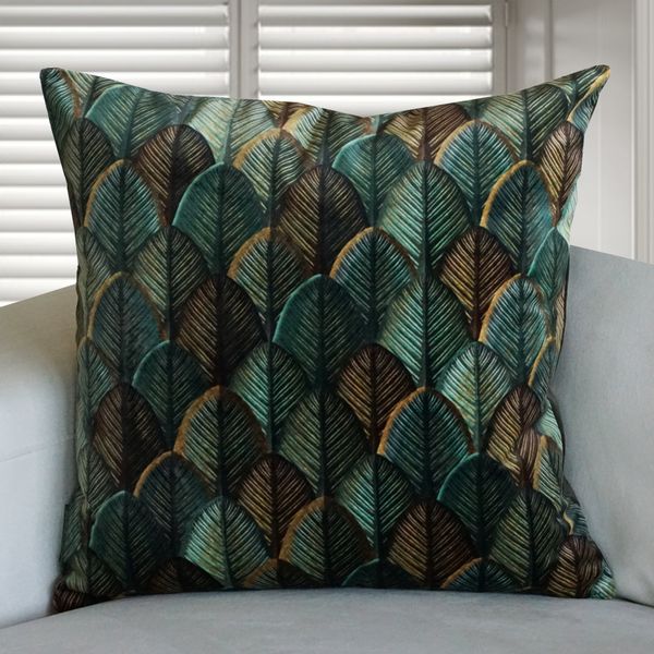 Poduszka aksamitna ŁUSKA zdjęcie 4