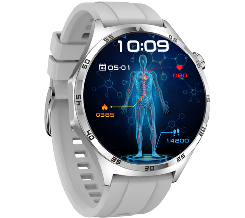 SMARTWATCH męski Rubicon F38 silver/grey silicon PROF na Arena.pl