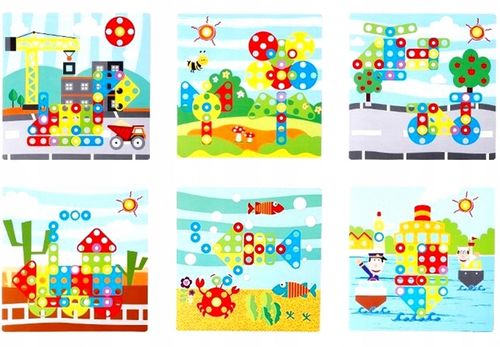 GRA UKŁADANKA MOTORYCZNA ŚRUBKOWY TRENING MAŁEJ RĄCZKI ASKATO na Arena.pl