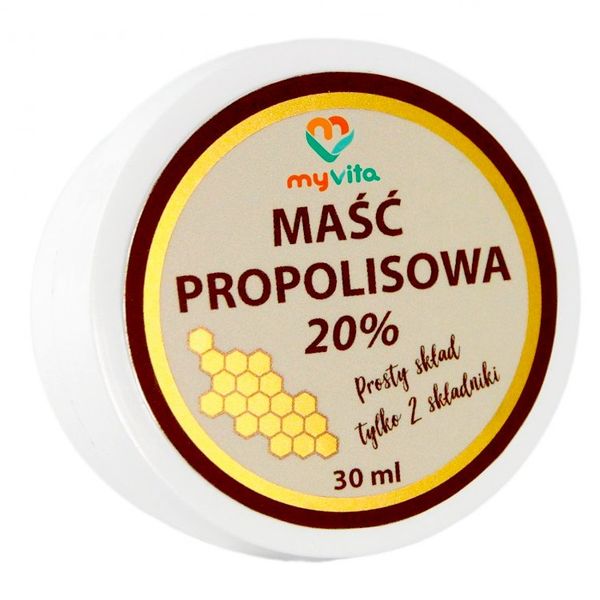 Maść propolisowa 20% 30ml MyVita zdjęcie 1
