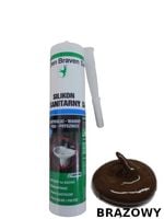 SILIKON SANITARNY BRĄZOWY 280ML