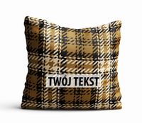 Poduszka Dekoracyjna KRATA  z Twoim napisem KR12