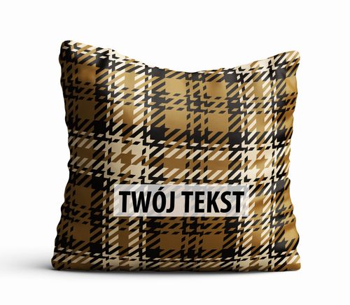 Poduszka Dekoracyjna KRATA  z Twoim napisem KR12 na Arena.pl
