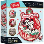 PUZZLE 160 DREWNIANE ŚWIĄTECZ PRZYGOD MICKEY 20192