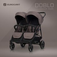 EURO-CART Wózek dziecięcy DOBLO TAUPE