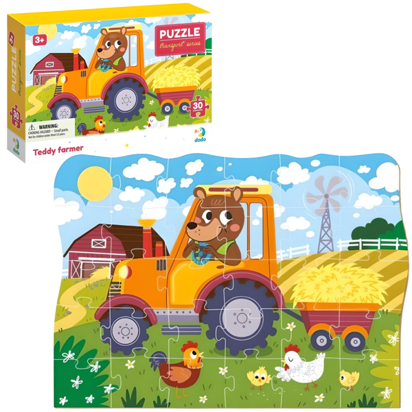 Puzzle Profesje 30 Elementów Farmer Teddy Dodo 300371 zdjęcie 3