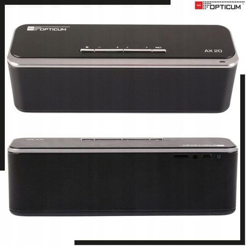 GŁOŚNIK BLUETOOTH PRZENOŚNY 10W AX20 BEZPRZEWODOWY MOCNY BAS AUX na Arena.pl