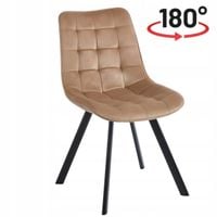 krzesło obrotowe ko265-fx velvet cappuccino