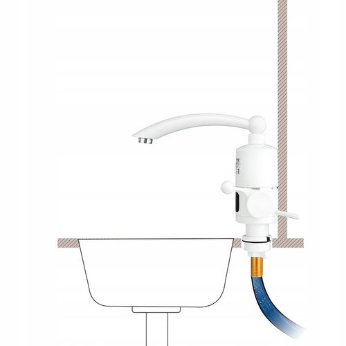 PODGRZEWACZ DO WODY PRZEPŁYWOWY 3000W ELEKTRYCZNY STOPNI WYŚWIETLACZ LCD na Arena.pl