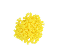 Kubeczki na tusz pigment do tatuażu Tattoo Średni rozmiar M 50szt Yellow