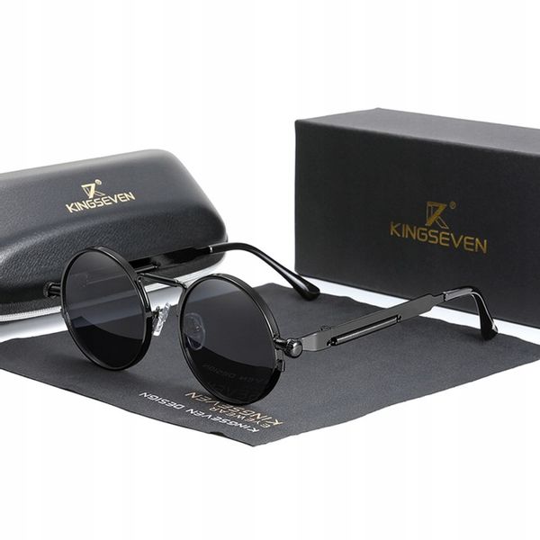 Okulary przeciwsłoneczne LENONKI STEAMPUNK UV400 zdjęcie 6