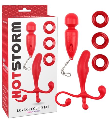 Masażer + stymulator prostaty + pierścienie na Arena.pl