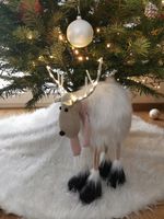 DUŻY RENIFER świecący SKRZAT święta LED PREMIUM