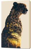 Obraz 60x100cm Gepard Duch Sawanny