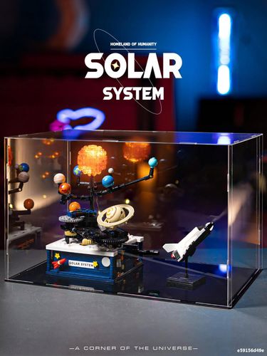 Klocki KONSTRUKCYJNE Ruchomy UKŁAD SŁONECZNY ZIEMIA SŁOŃCE KOSMOS LED na Arena.pl