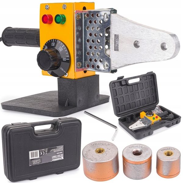 ZGRZEWARKA DO RUR PCV PP 1500W MATRYCE 20-32MM zdjęcie 1