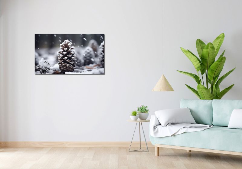 Obraz 90x50cm Zimowy Spokój zdjęcie 2