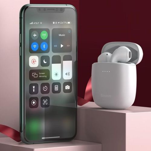 Baseus Encok W04 - Słuchawki Bluetooth (biały) na Arena.pl