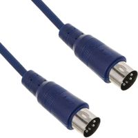 Kabel przewód audio sygnałowy MIDI DIN 5 pin 6 m the sssnake SK366-6-BLU
