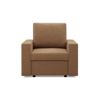 Fotel wypoczynkowy, prosty, BLOM, Mikrofaza, 83x92x85 cm| TYLETEGOTU