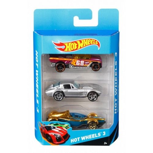 Hot Wheels Zestaw Trzech Samochodów na Arena.pl