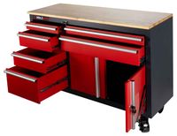 Stół warsztatowy szafka narzędziowa zestaw na kółkach metalowa warsztatu