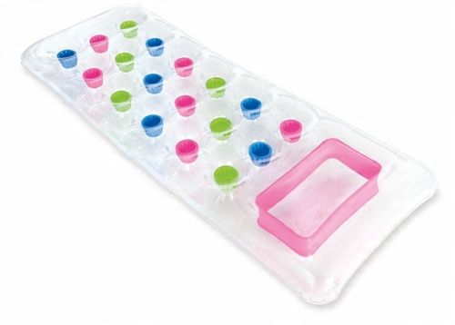 INTEX MATERAC DMUCHANY MŁODZIEŻOWY NA BASEN PLAŻOWY DO WODY 188CM RÓŻOWY na Arena.pl