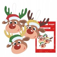 ZAWIESZKI Z PIANKI DIY RENIFERY 0106-0457 INCOOD