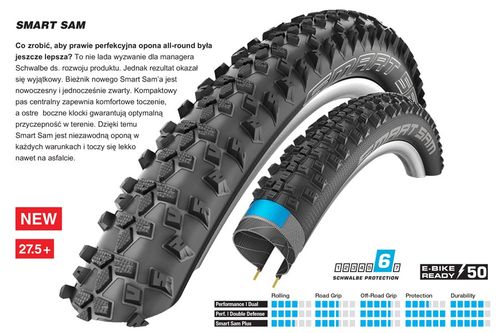 Opona 26 x 2,10 SCHWALBE SMART SAM PLUS na Arena.pl