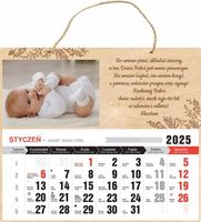 PREZENT PIERWSZY DZIEŃ BABCI KALENDARZ 2025 RAMKA NA ZDJĘCIE Z GRAWEREM