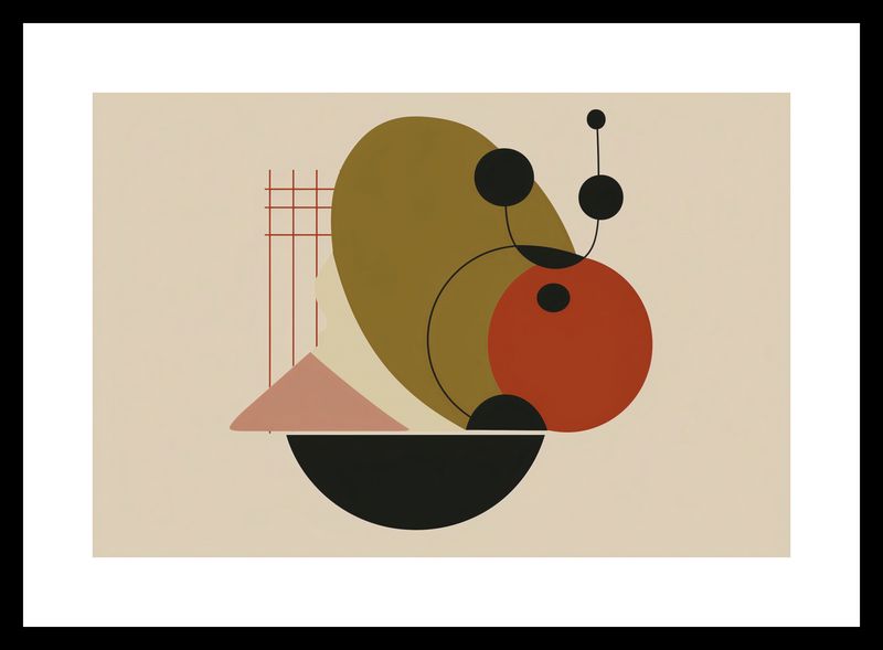 Plakat 30x20cm Geometryczny Balans zdjęcie 3