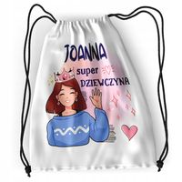 Plecak Sportowy Szkolny Dla Joanny Córki Dziecka Z Nadrukiem Ze Zdjęciem