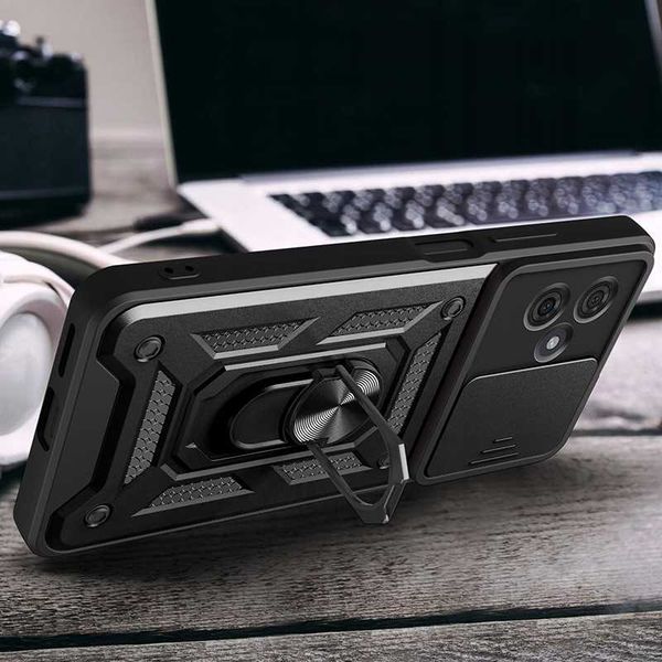 Spacecase Camring Motorola Moto G54 Black zdjęcie 5