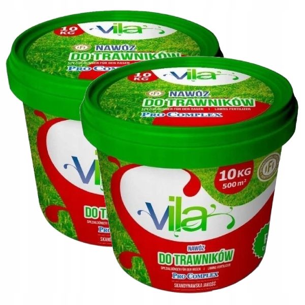 Nawóz do Trawnika PRO COMPLEX VILA wiaderko 10 X 10 ( 20 kg) zdjęcie 1