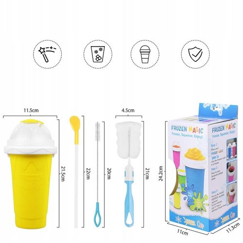 SLUSHY KUBEK DO ROBIENIA LODÓW SORBETÓW SLUSHY GRANITY 330ML na Arena.pl