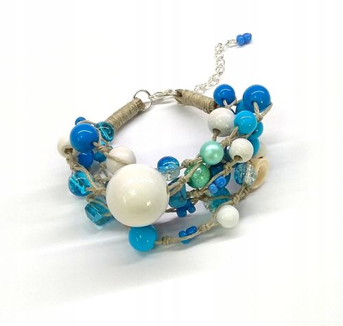 Bransoletka "Aqua" Śliczna! na Arena.pl