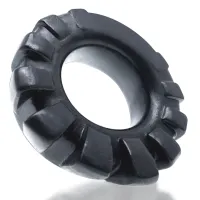oxballs cock-lug silikonowy pierścień anatomiczny czarny 33 mm